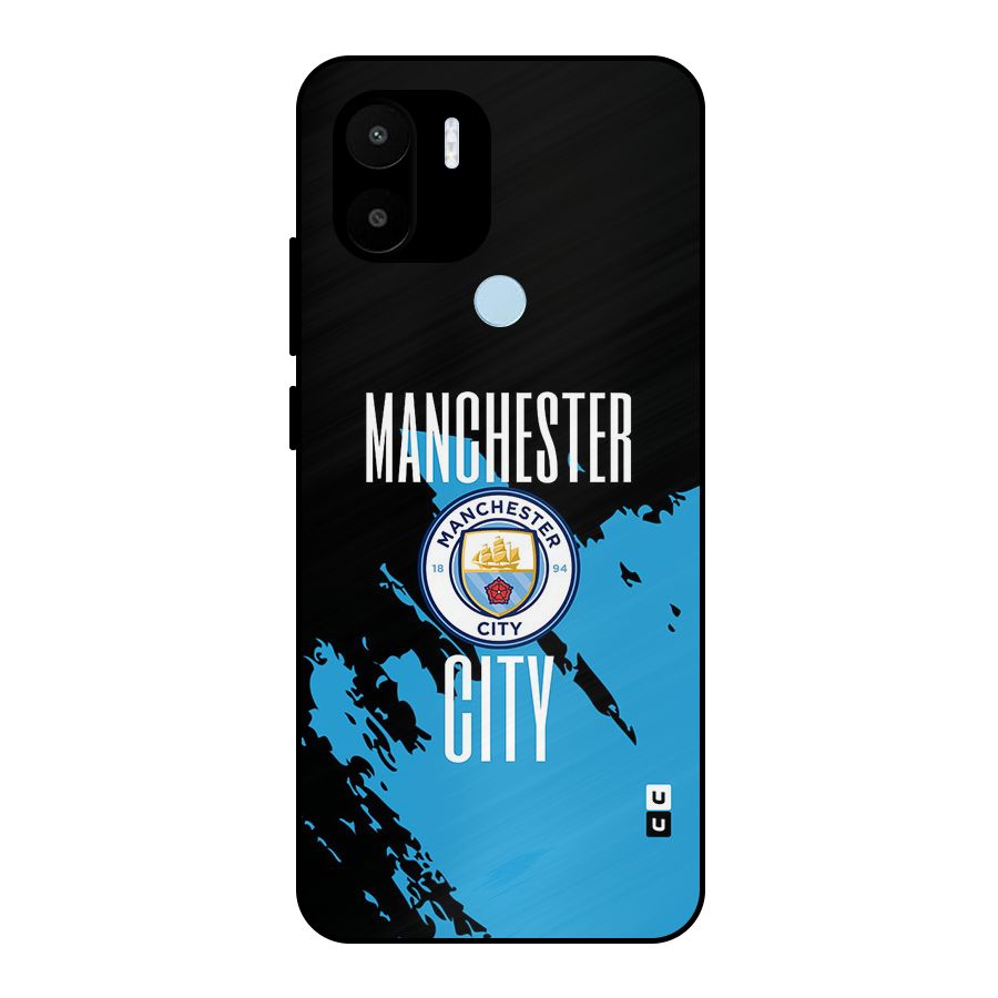 Abstract Manchester Metal Back Case for Redmi A1+