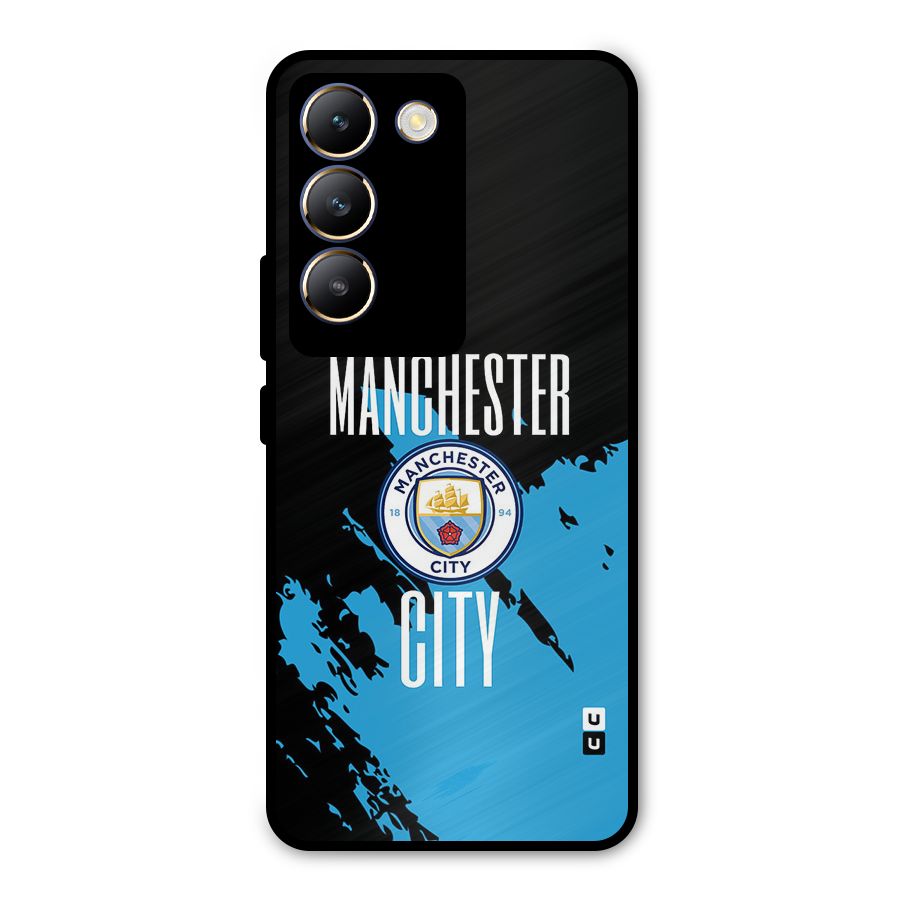 Abstract Manchester Metal Back Case for Vivo T3 5G