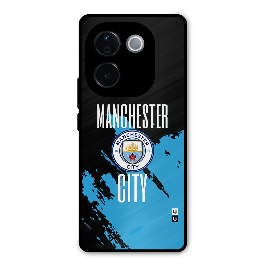 Abstract Manchester Metal Back Case for Vivo T3 Pro