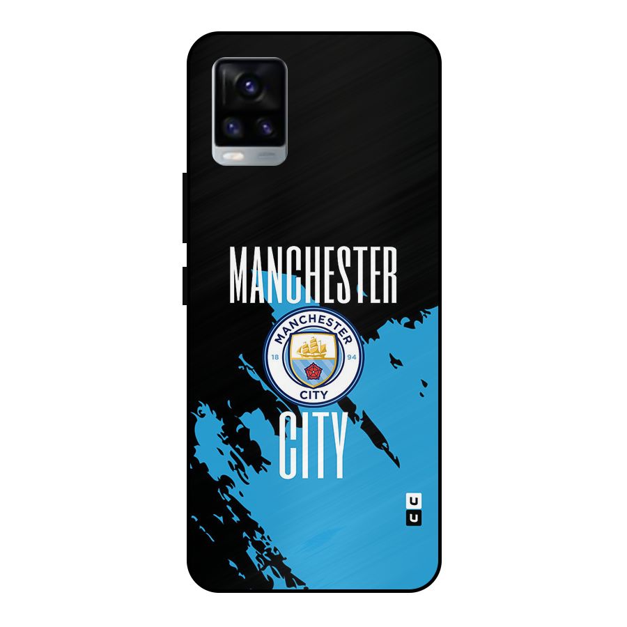 Abstract Manchester Metal Back Case for Vivo V20