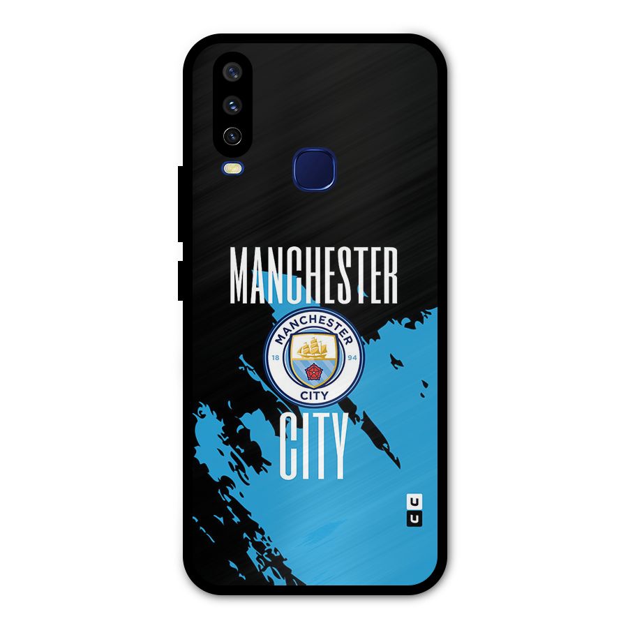 Abstract Manchester Metal Back Case for Vivo Y15