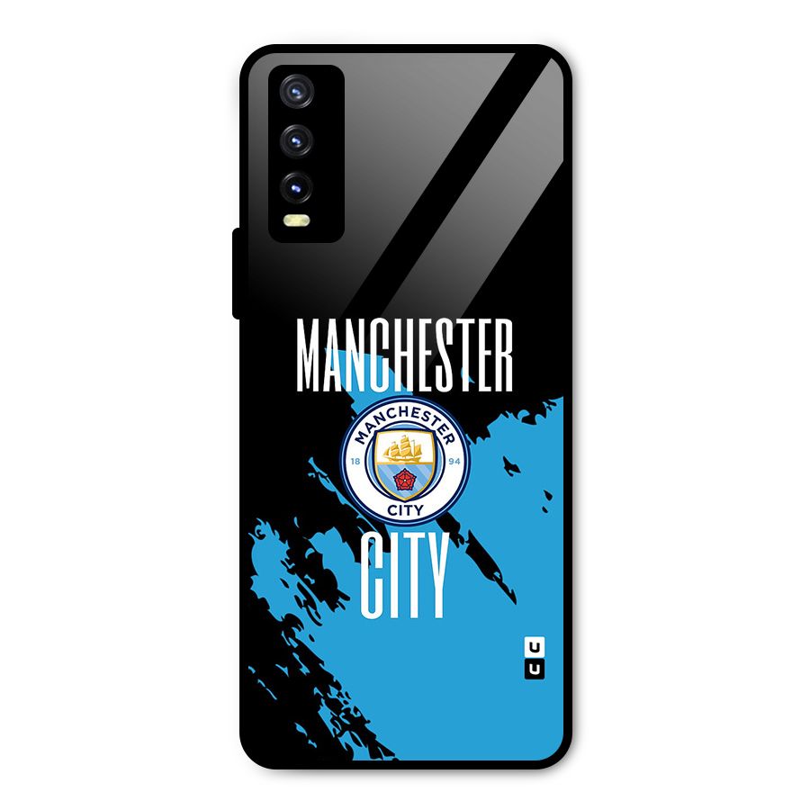 Abstract Manchester Metal Back Case for Vivo Y20g