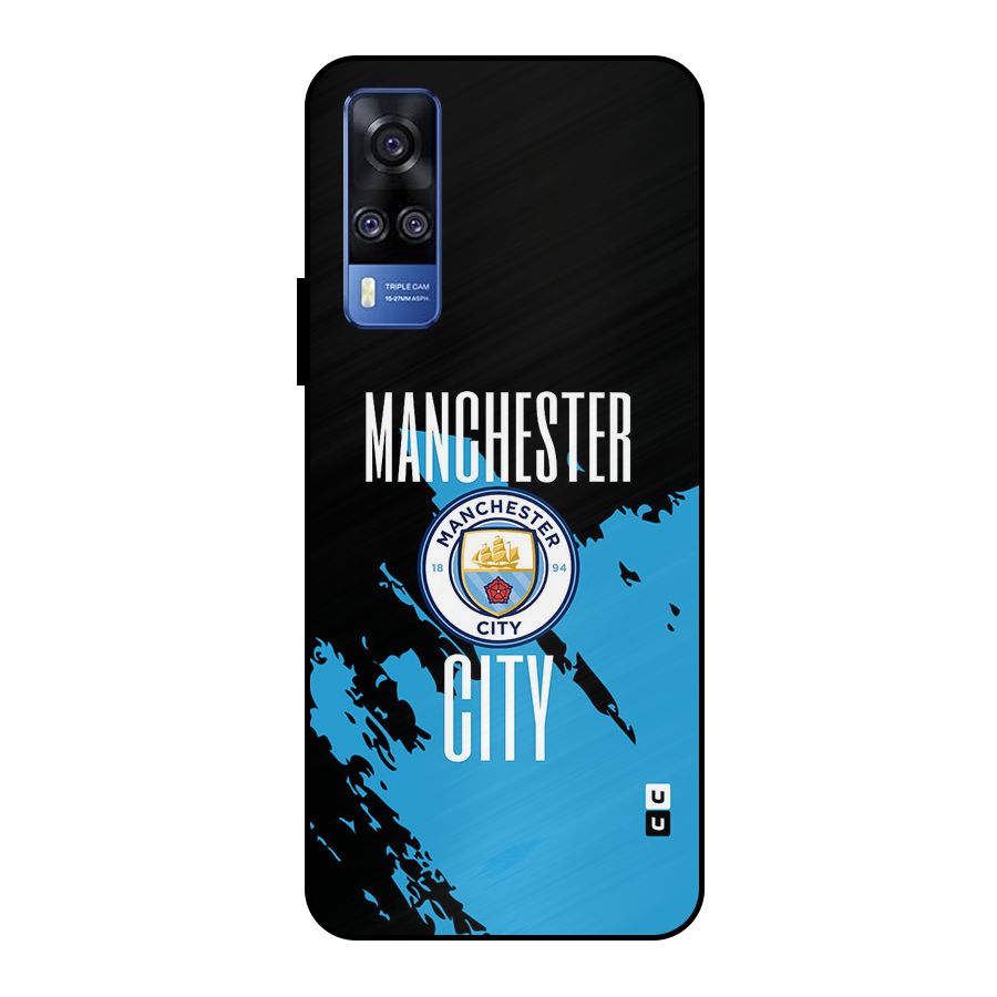 Abstract Manchester Metal Back Case for Vivo Y51