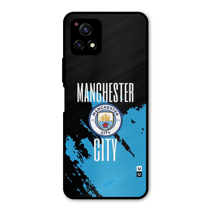 Abstract Manchester Metal Back Case for Vivo Y72 5G