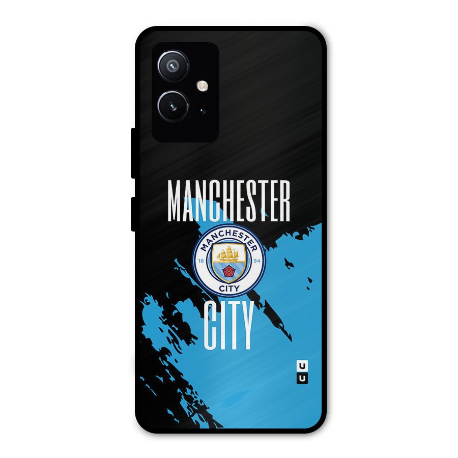 Abstract Manchester Metal Back Case for Vivo Y75 5G