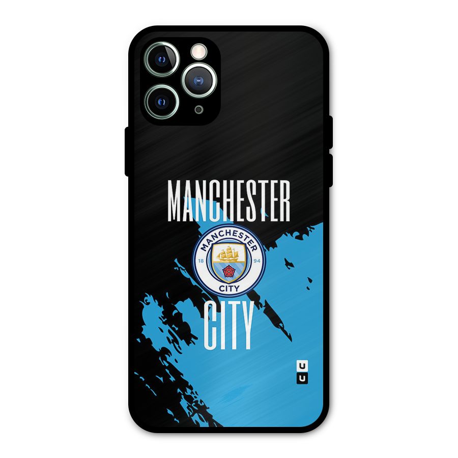 Abstract Manchester Metal Back Case for iPhone 11 Pro Max