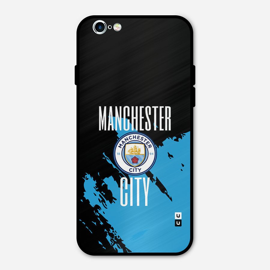 Abstract Manchester Metal Back Case for iPhone 6 6s