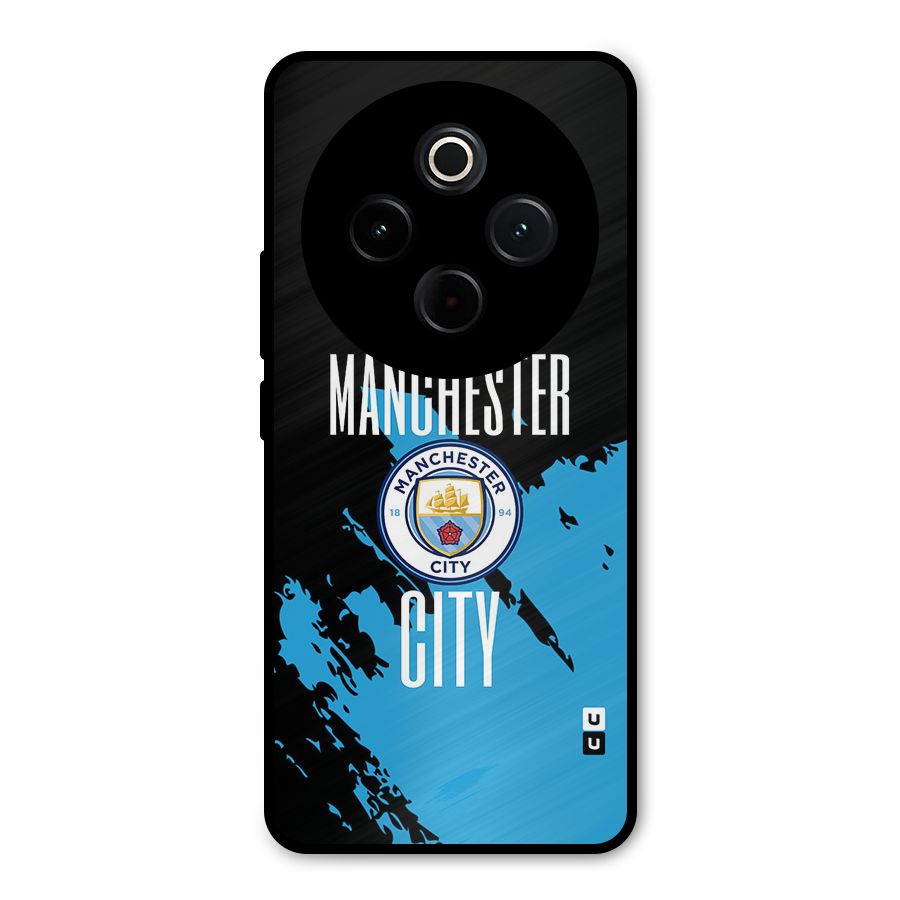 Abstract Manchester Metal Back Case for iQOO Z10