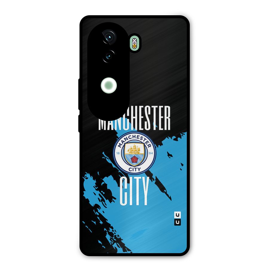 Abstract Manchester Metal Back Case for iQOO Z9s