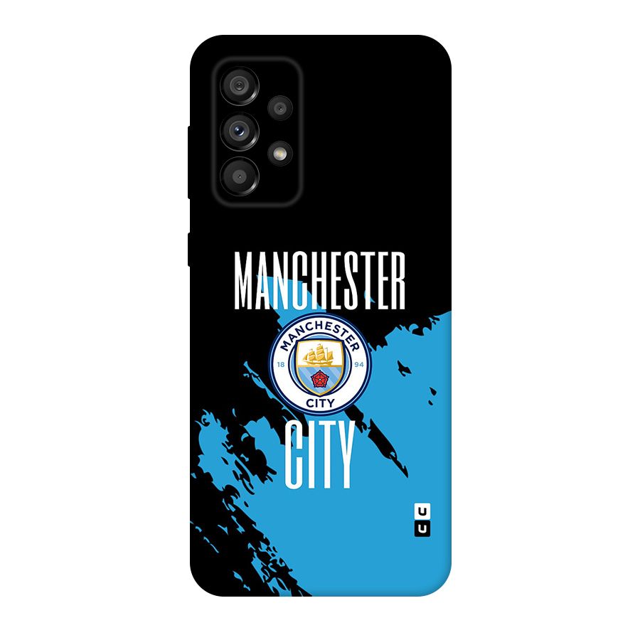 Abstract Manchester Original Polycarbonate Back Case for Galaxy A73 5G