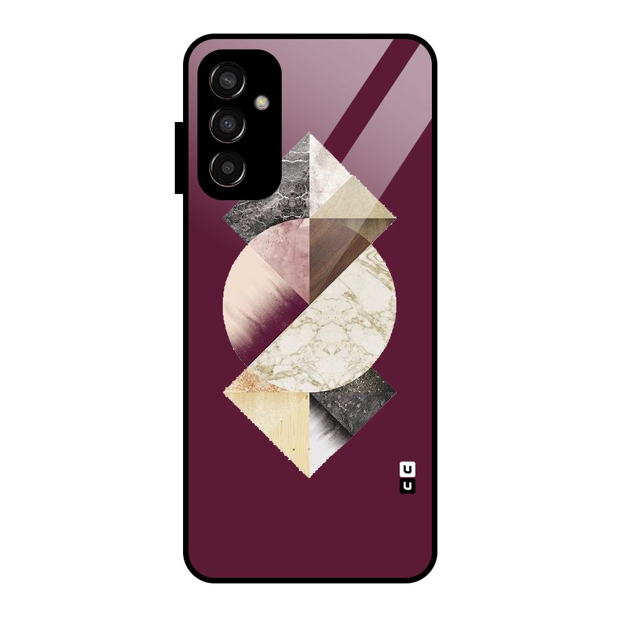 Abstract Marble Pattern Glass Back Case for Galaxy F13