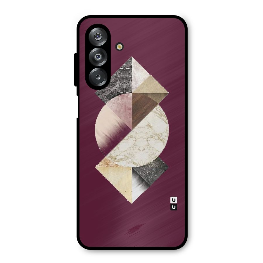 Abstract Marble Pattern Metal Back Case for Galaxy A26