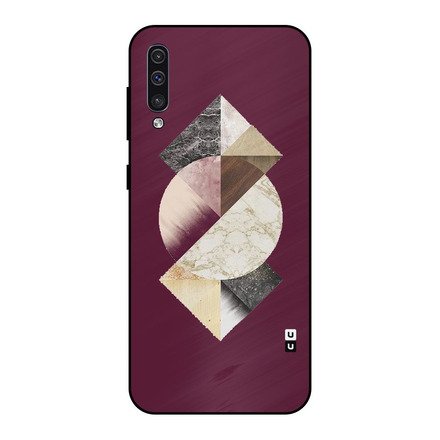 Abstract Marble Pattern Metal Back Case for Galaxy A30s