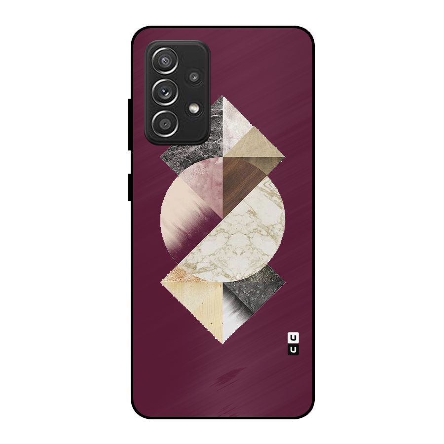 Abstract Marble Pattern Metal Back Case for Galaxy A52s 5G