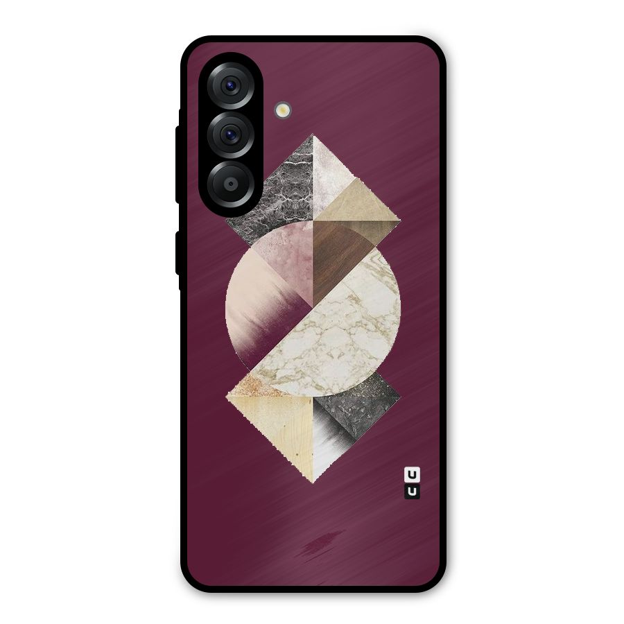 Abstract Marble Pattern Metal Back Case for Galaxy A56