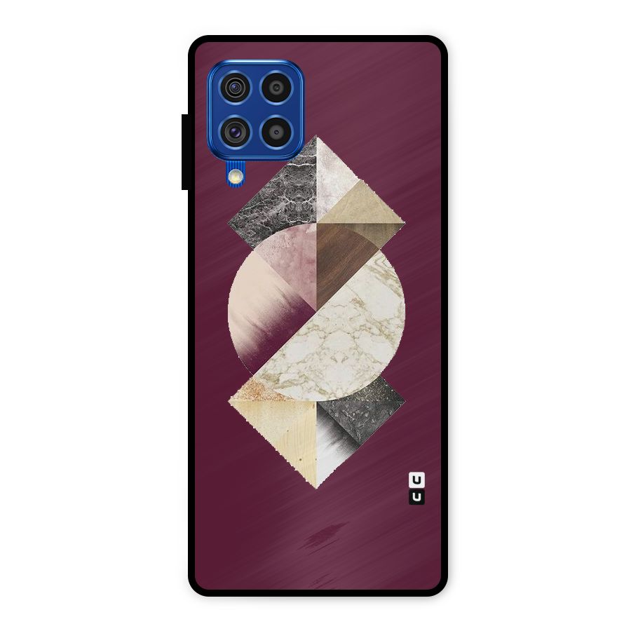 Abstract Marble Pattern Metal Back Case for Galaxy F62