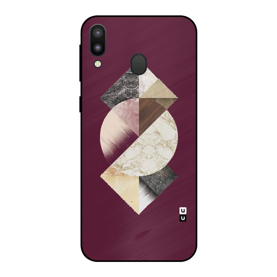 Abstract Marble Pattern Metal Back Case for Galaxy M20