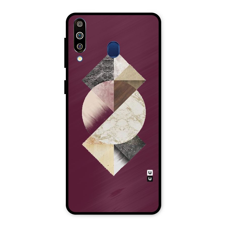 Abstract Marble Pattern Metal Back Case for Galaxy M30