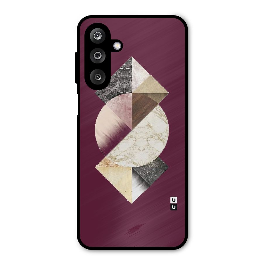 Abstract Marble Pattern Metal Back Case for Galaxy M36