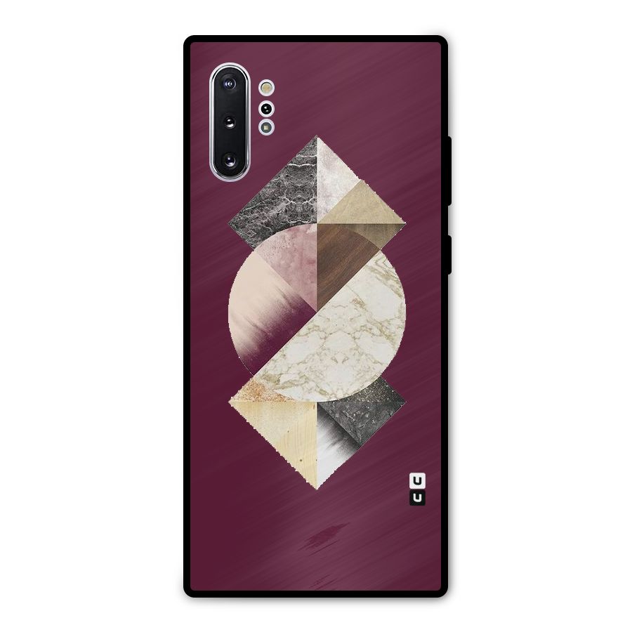 Abstract Marble Pattern Metal Back Case for Galaxy Note 10 Plus