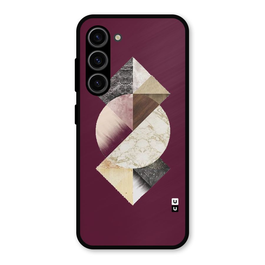 Abstract Marble Pattern Metal Back Case for Galaxy S23