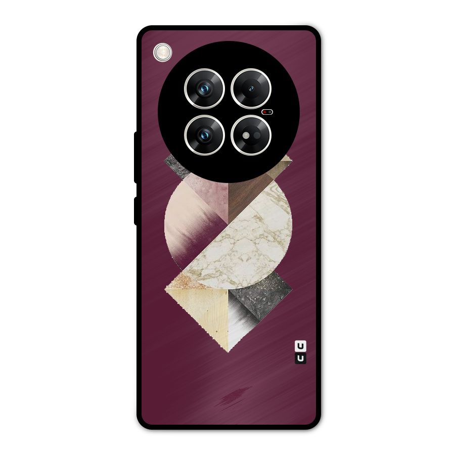 Abstract Marble Pattern Metal Back Case for Infinix Zero 40 5G