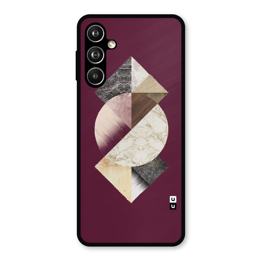 Abstract Marble Pattern Metal Back Case for Samsung Galaxy M54