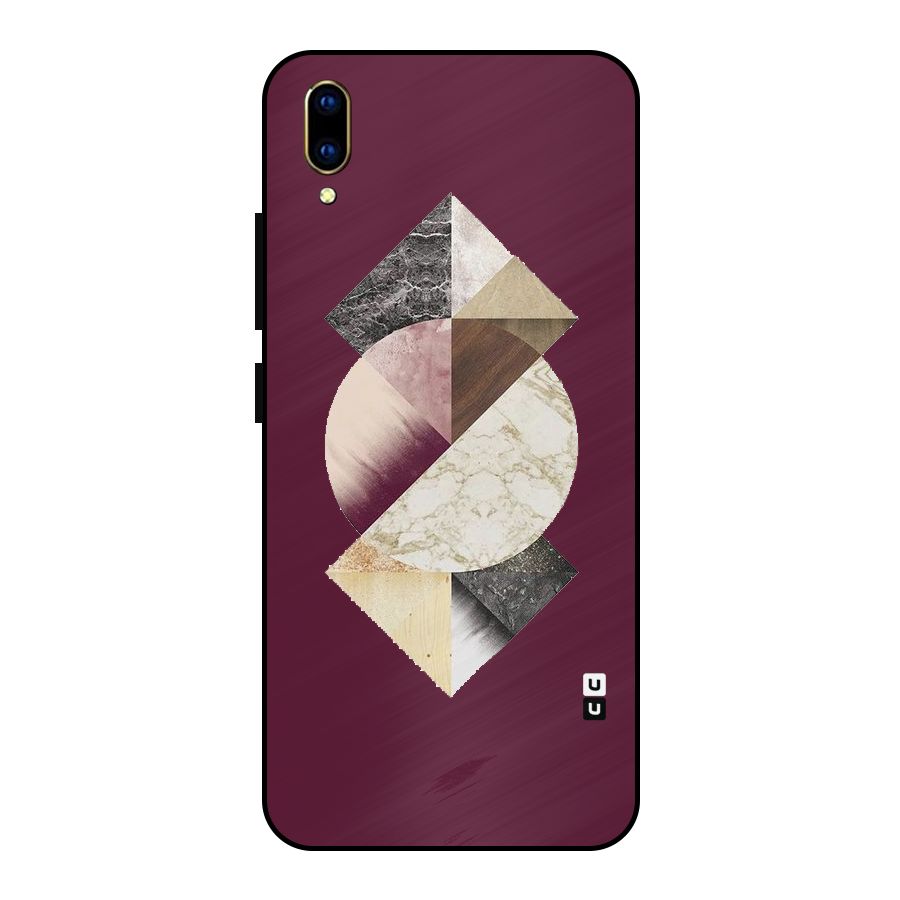 Abstract Marble Pattern Metal Back Case for Vivo V11 Pro