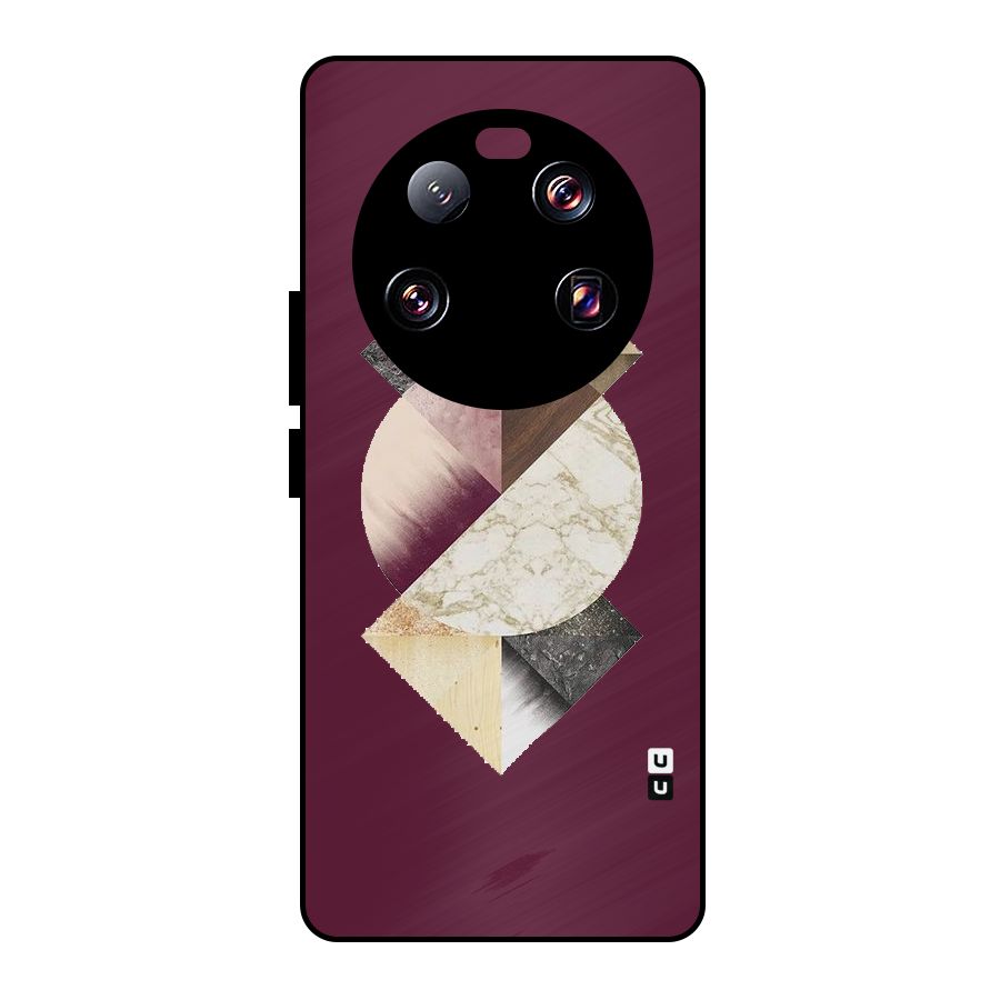 Abstract Marble Pattern Metal Back Case for Xiaomi 13 Ultra