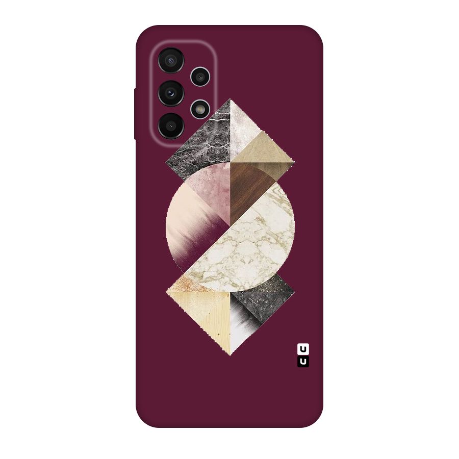 Abstract Marble Pattern Original Polycarbonate Back Case for Galaxy A23