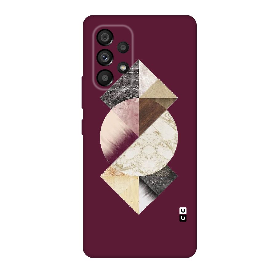 Abstract Marble Pattern Original Polycarbonate Back Case for Galaxy A53 5G