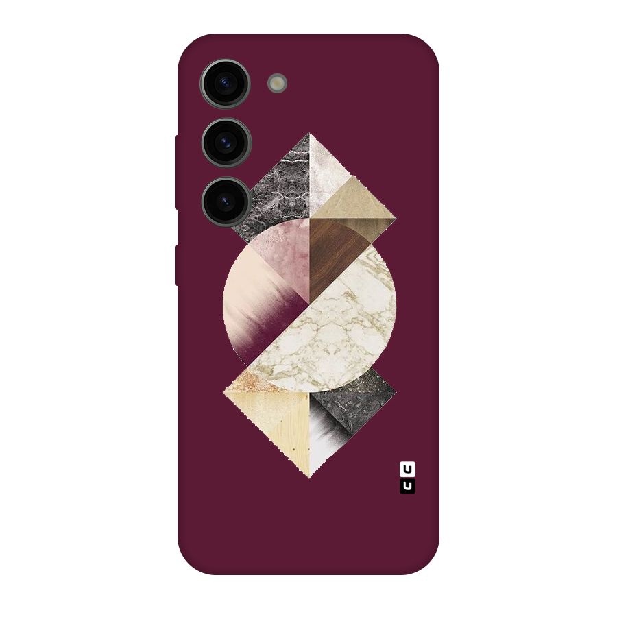 Abstract Marble Pattern Original Polycarbonate Back Case for Galaxy S23