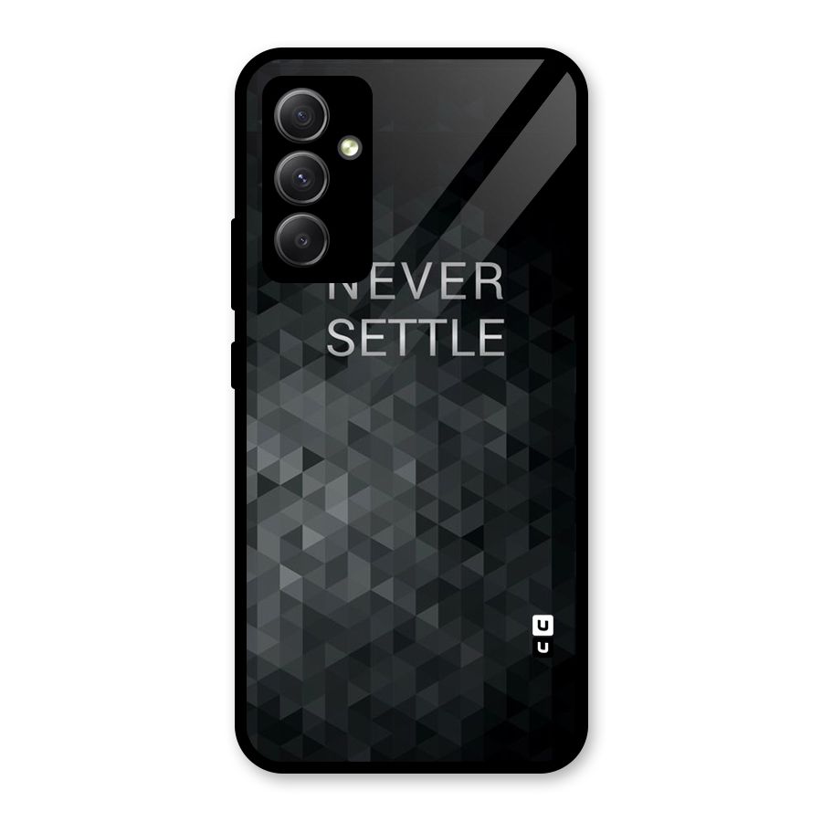 Abstract No Settle Glass Back Case for Galaxy A34