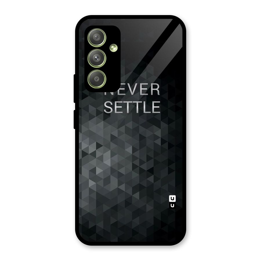 Abstract No Settle Glass Back Case for Galaxy A54