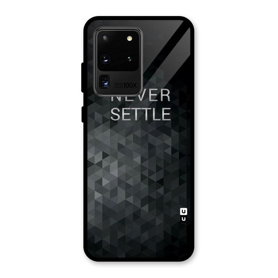 Abstract No Settle Glass Back Case for Galaxy S20 Ultra