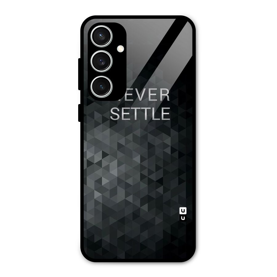 Abstract No Settle Glass Back Case for Galaxy S23 FE
