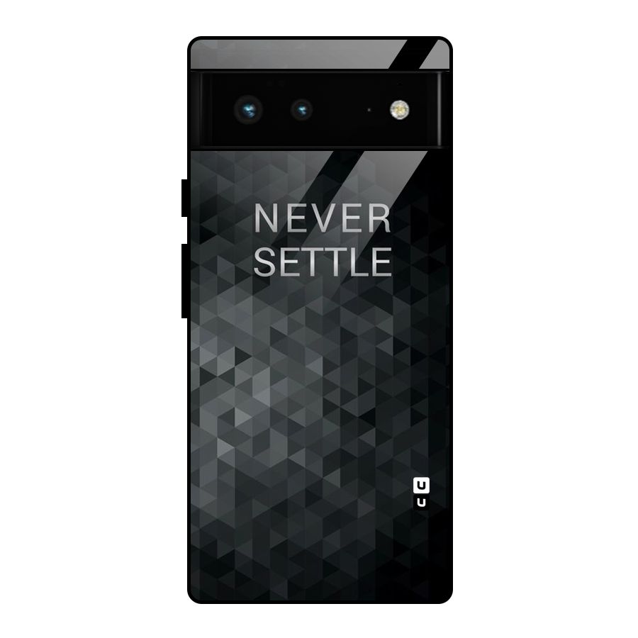 Abstract No Settle Glass Back Case for Google Pixel 6