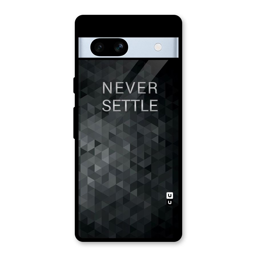 Abstract No Settle Glass Back Case for Google Pixel 7a