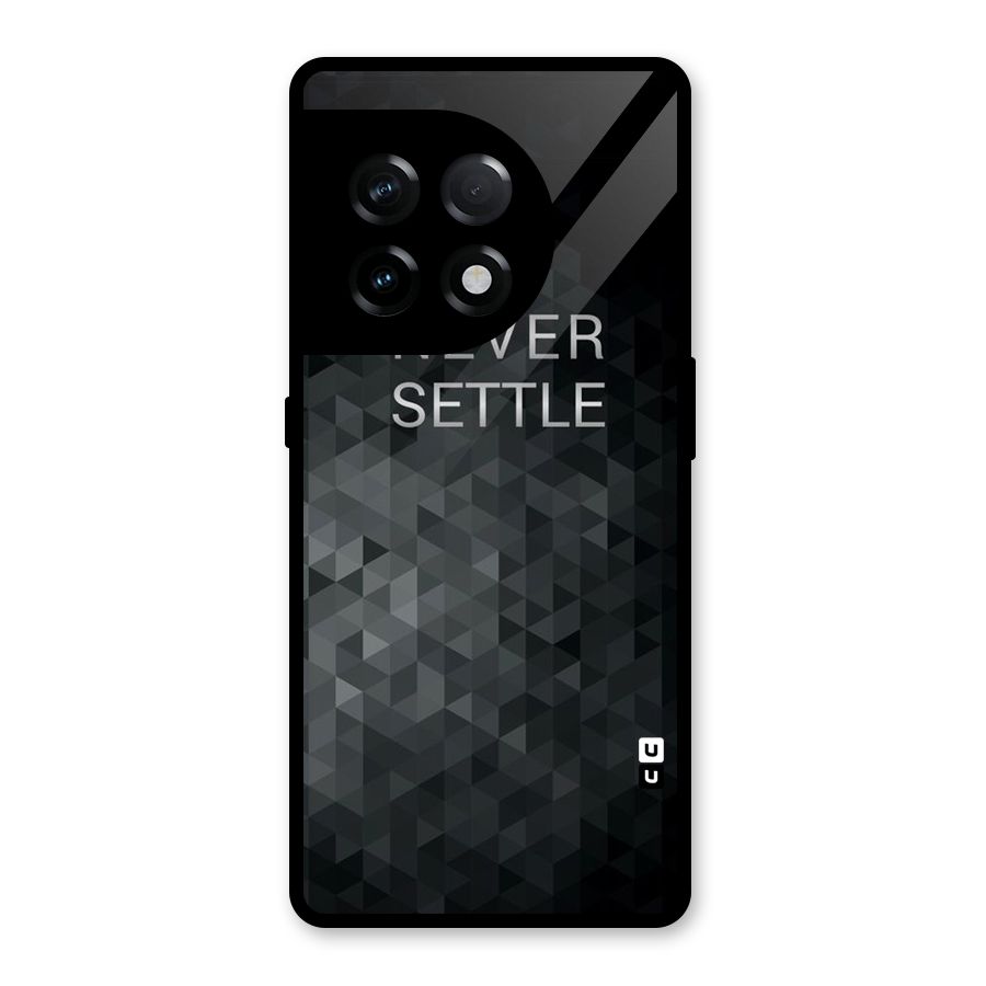 Abstract No Settle Glass Back Case for OnePlus 11R