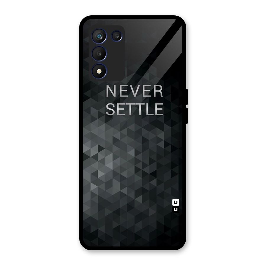 Abstract No Settle Glass Back Case for Realme 9 5G Speed