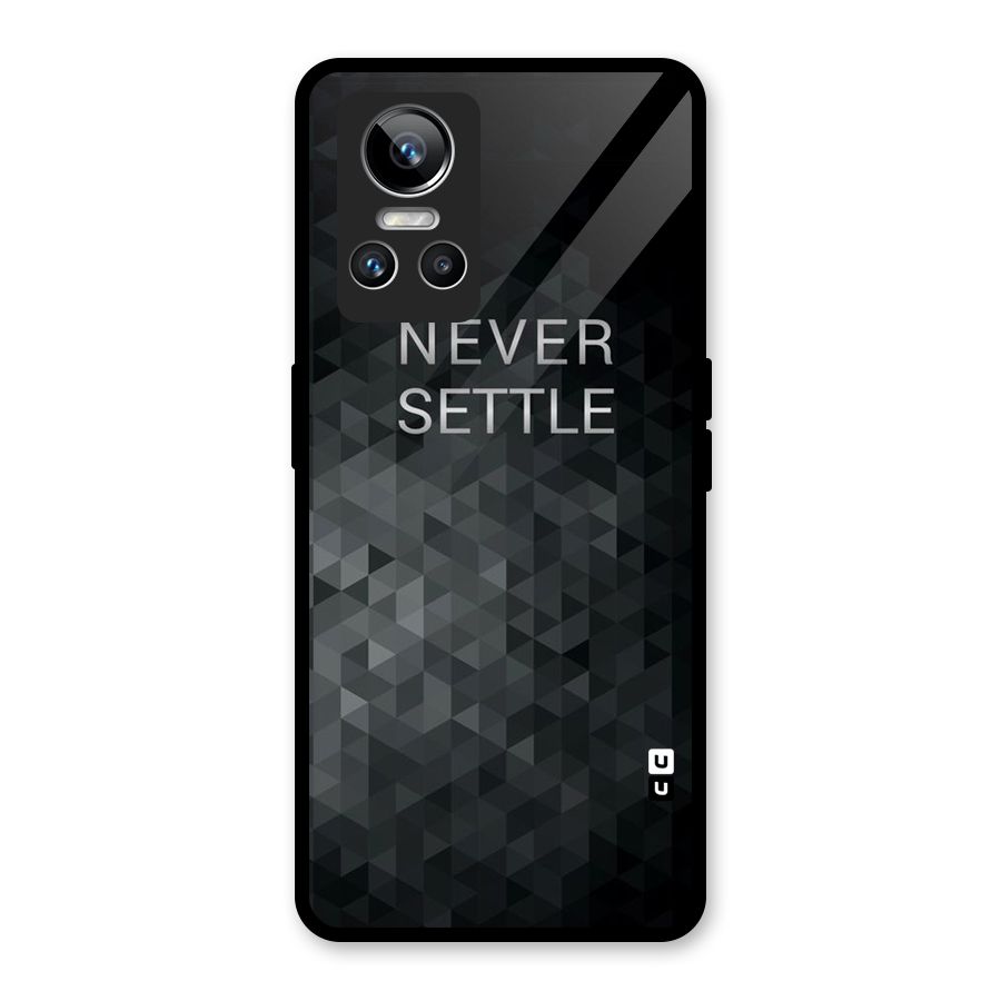 Abstract No Settle Glass Back Case for Realme GT Neo 3