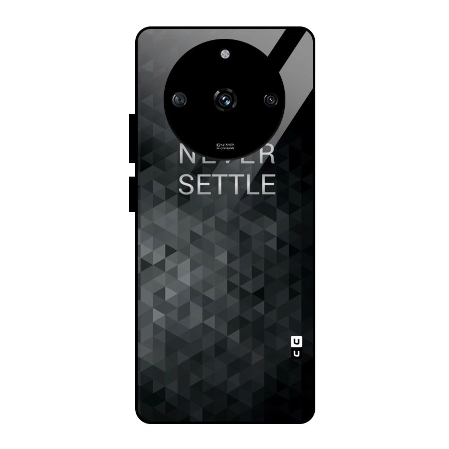 Abstract No Settle Glass Back Case for Realme Narzo 60 5G
