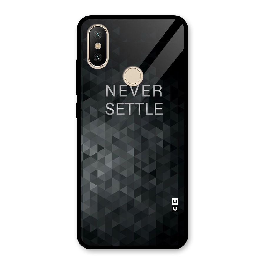 Abstract No Settle Glass Back Case for Redmi A2