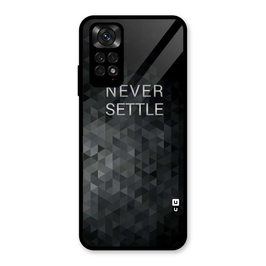 Abstract No Settle Glass Back Case for Redmi Note 11S