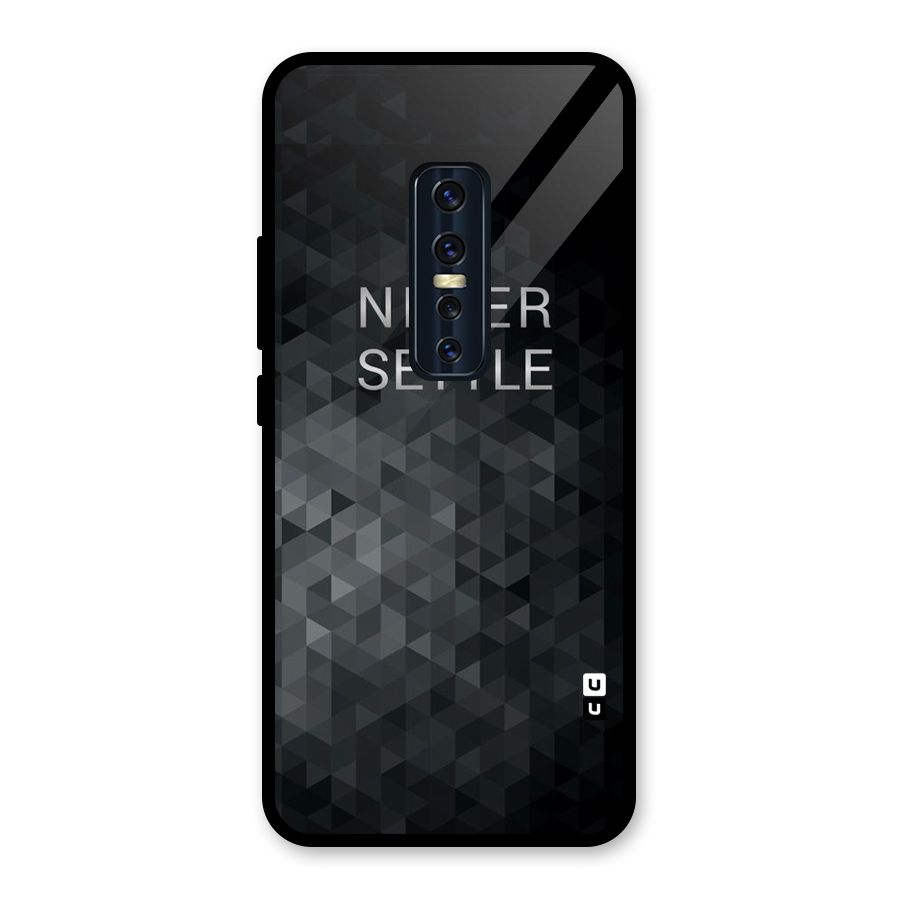 Abstract No Settle Glass Back Case for Vivo V17 Pro