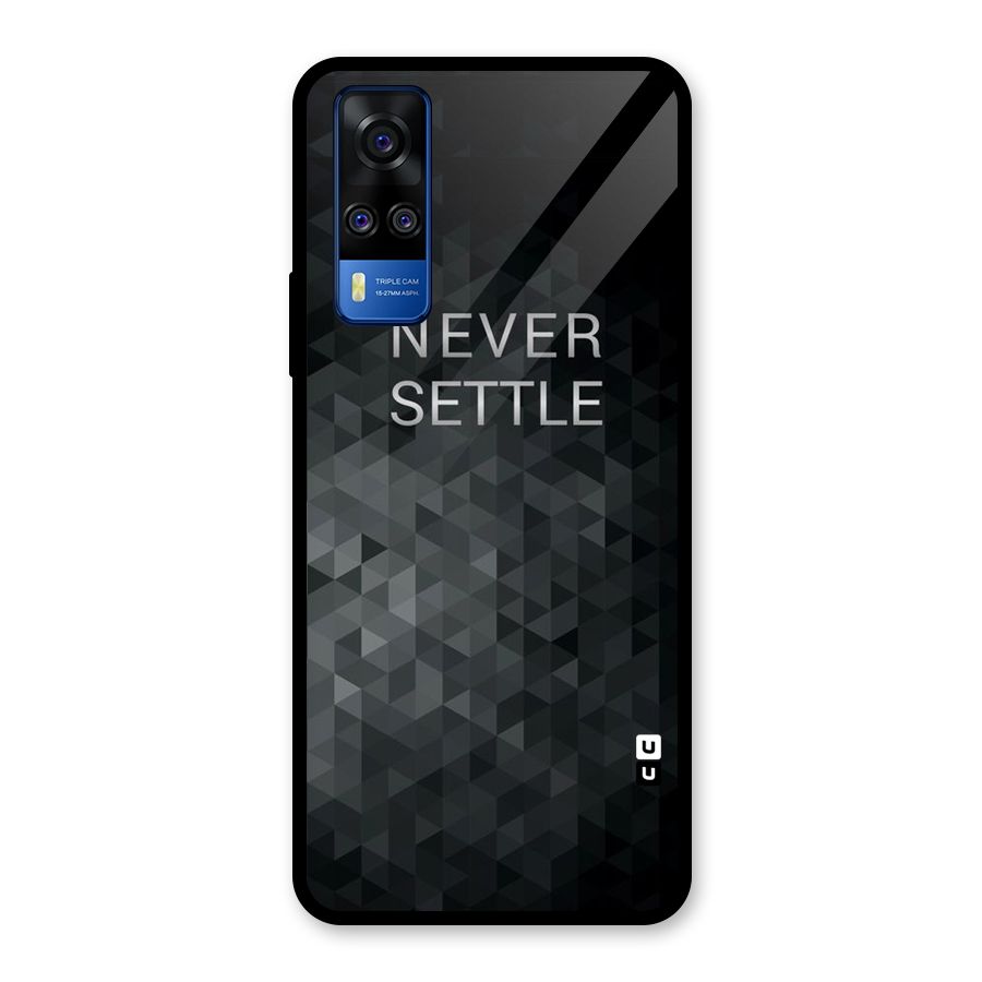 Abstract No Settle Glass Back Case for Vivo Y31