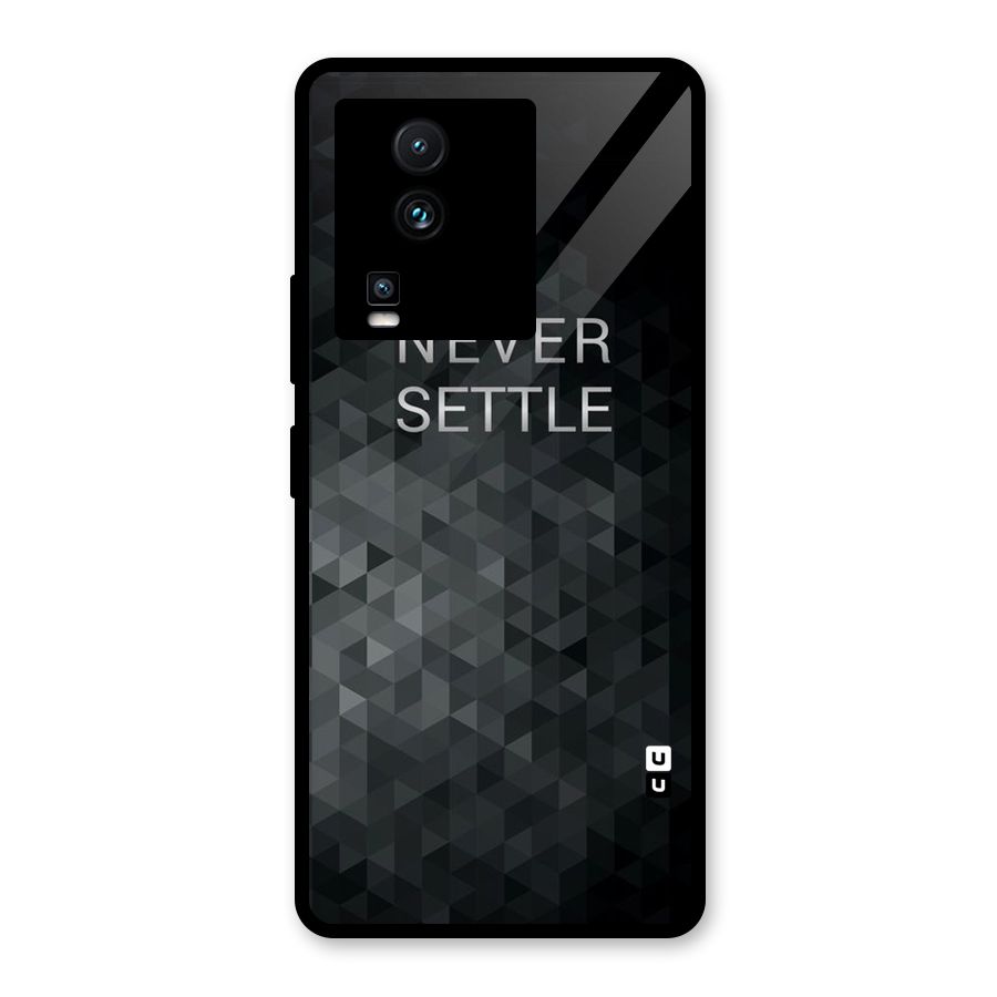 Abstract No Settle Glass Back Case for Vivo iQOO Neo 7