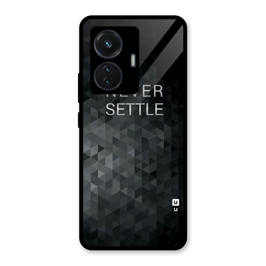 Abstract No Settle Glass Back Case for iQOO Z6 44W