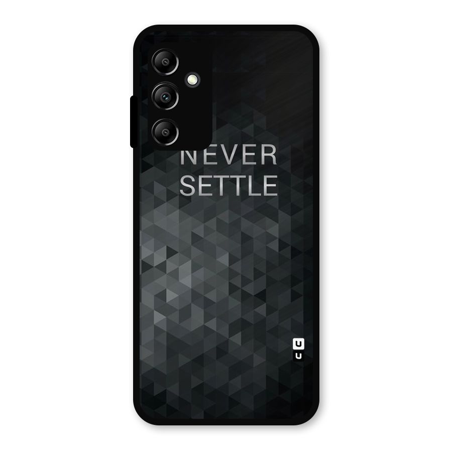 Abstract No Settle Metal Back Case for Galaxy A14 5G