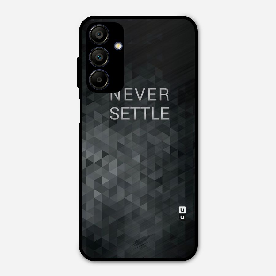 Abstract No Settle Metal Back Case for Galaxy A15 5G
